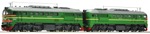 Тепловоз M62 двухсекционный ROCO HO (73794)